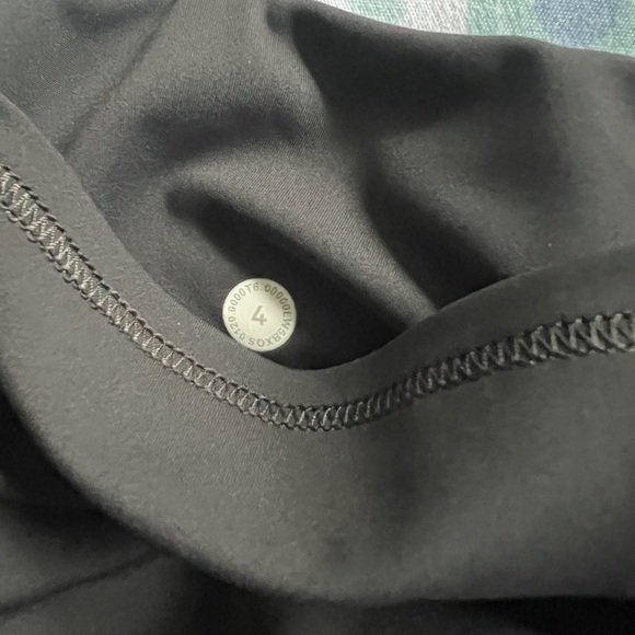 Lululemon Fast and Free 4 High Rise Leggings tight Yoga pants graphite gray - Picture 6 of 6